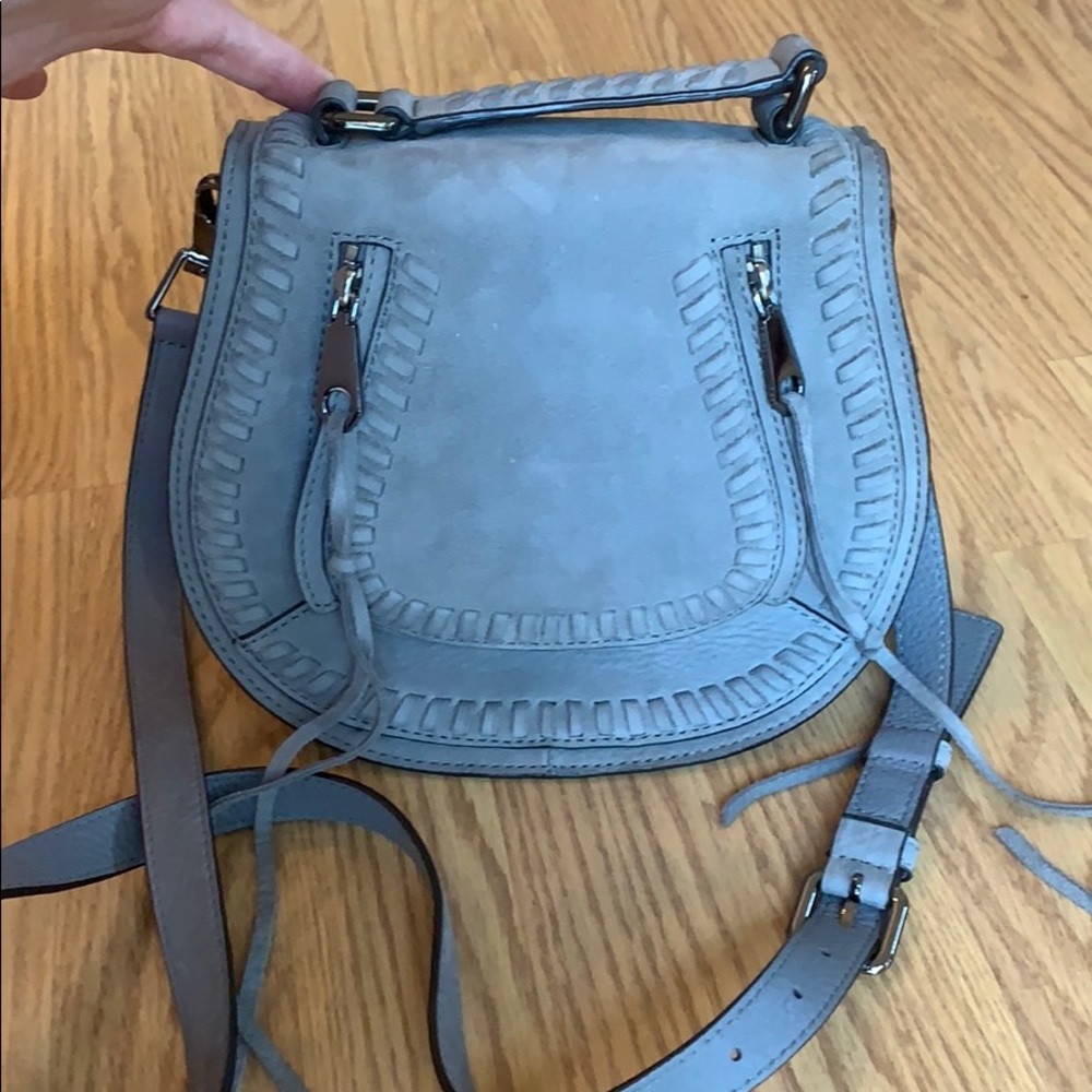 Rebecca Minkoff saddle bag grey